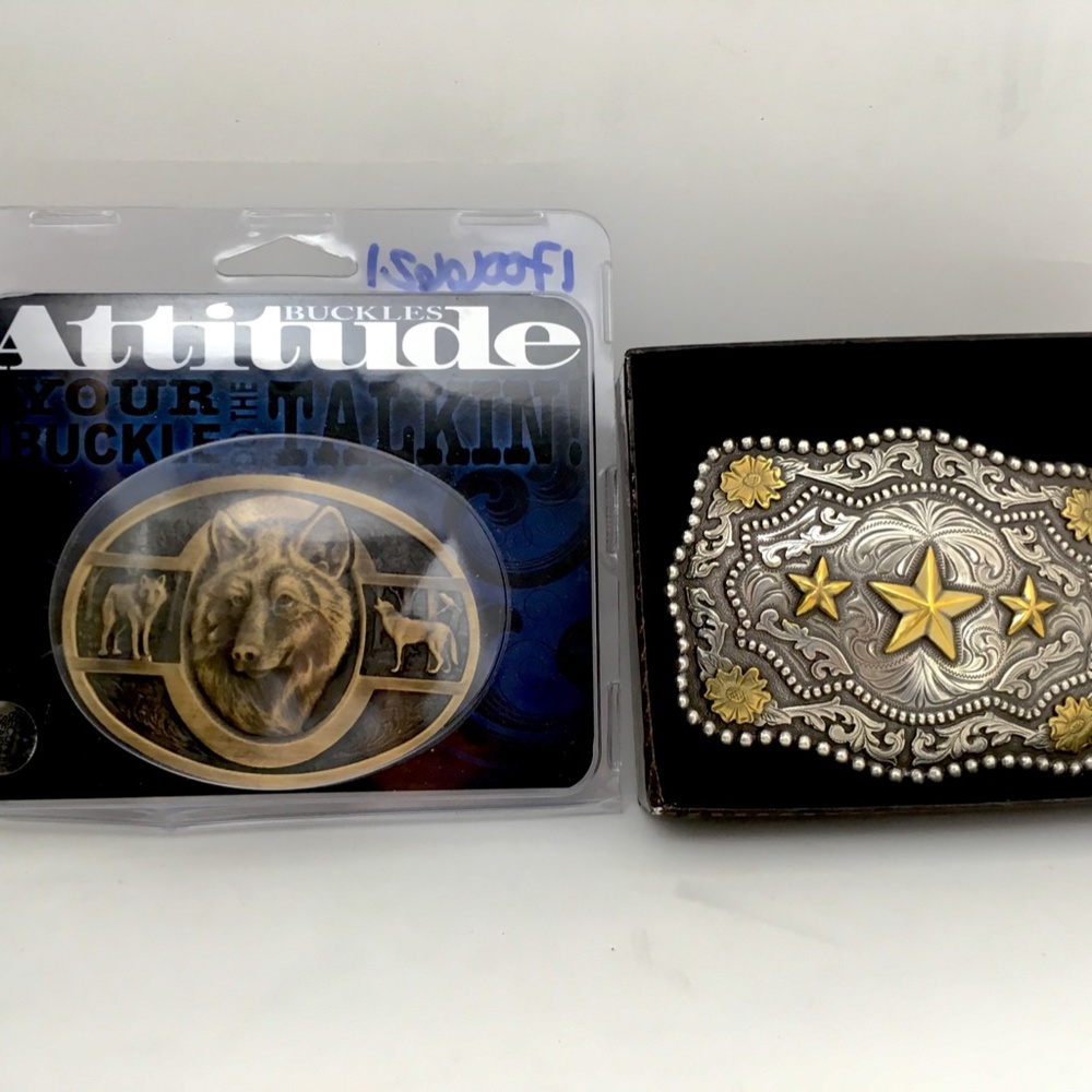 WESTERN BELT BUCKLES, WALLETS, & COASTERS